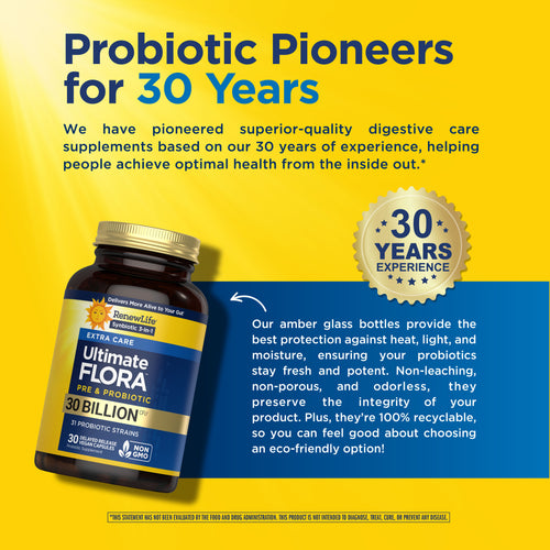 View 8 Ultimate Flora Extra Care Probiotic 30 Billion, 30 Delayed Release Vegan Caps