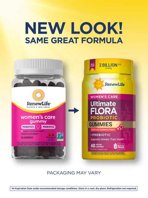 View 3 Ultimate Flora Women's Care Probiotic Gummies, 48 Vegan Gummies New look