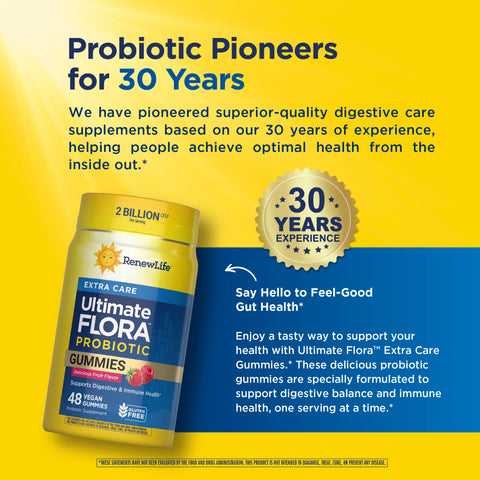 View 7 Ultimate Flora Probiotic-Gummibärchen, 48 vegane Gummibärchen