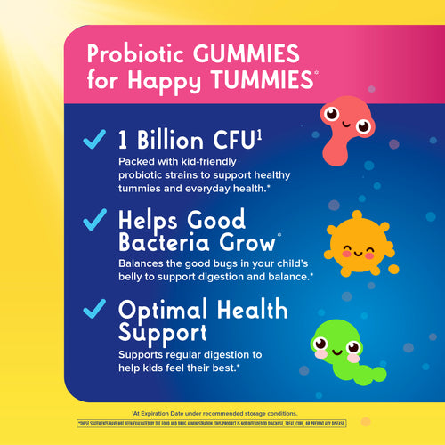 View 5 Ultimate Flora Kids Probiotic Gummies 1 Milliardo, 30 Caramelle Gommose Berry-licious