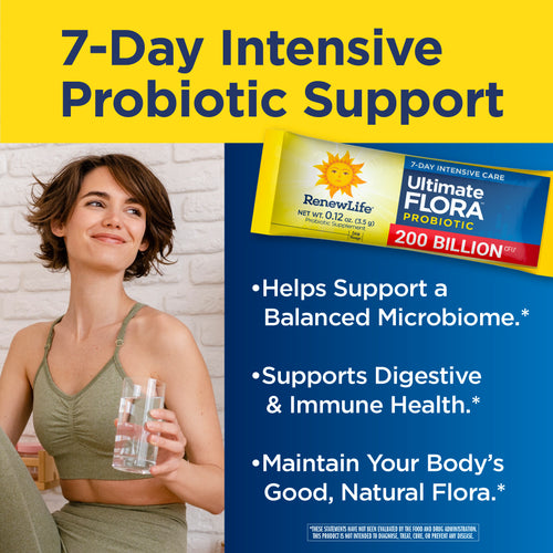 View 3 Probiótico Ultimate Flora Extra Care 200 Billones, 7 Sobres