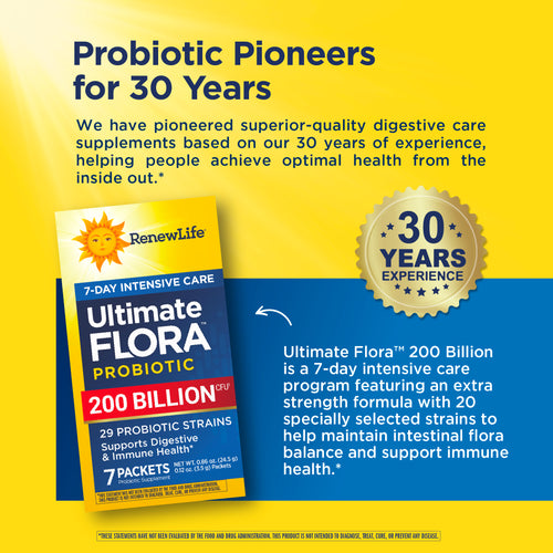 View 6 Ultimate Flora Extra Care Probiotic 200 Milliarden, 7 Stick-Packs