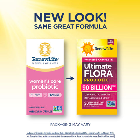 View 3 Ultimate Flora Women's Complete Probiotic 90 Billion, 30 Delayed Release Vegan Caps New look