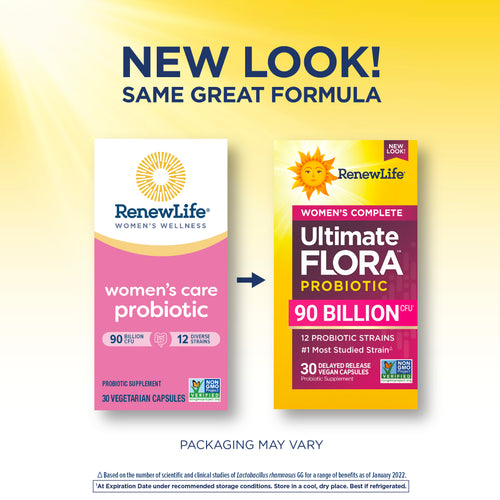 View 3 Ultimate Flora Women's Complete Probiotic 90 Billion, 30 Delayed Release Vegan Caps New look