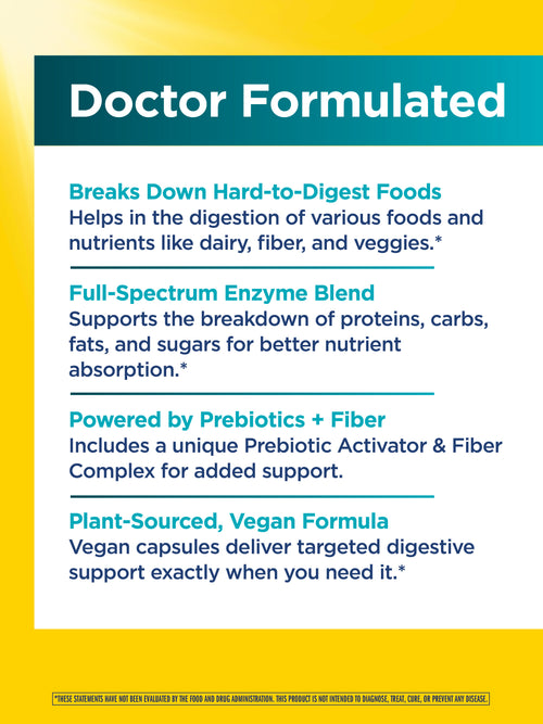 View 4 FloraZyme Digestive Enzymes Dr. Formulated, 90 Vegan Capsules