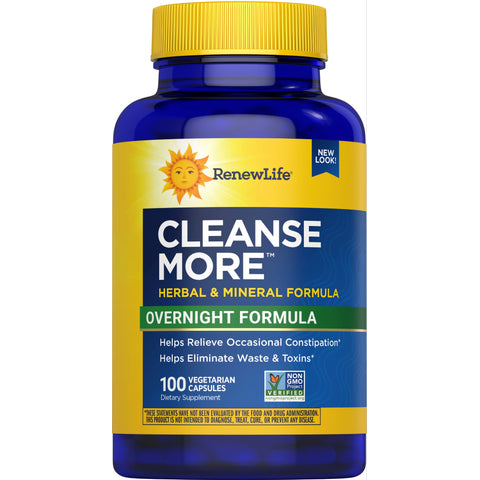 View 1 Cleanse More Overnight Formula, 100 Vegetarian Capsules