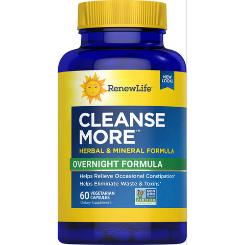 View 1 Cleanse More Overnight Formula, 60 Vegetarian Capsules