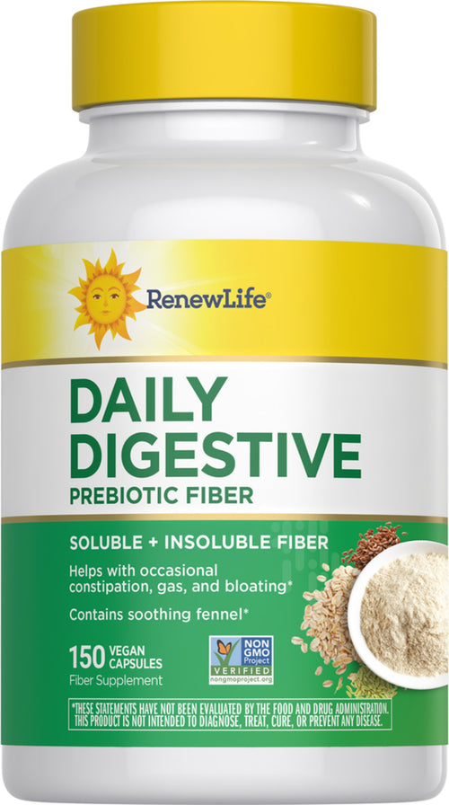 View 1 Fibre Prébiotique Digestive Quotidienne, 150 Capsules Végétariennes