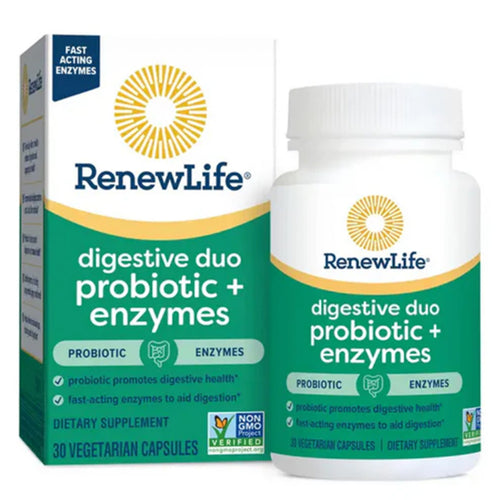 View 1 Digestive Duo Ultimate Flora + Enzymes, 30 Vegan Capsules