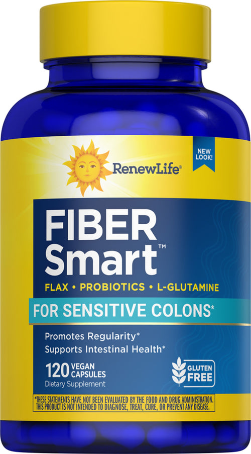 View 1 Fiber Smart with Probiotics, 120 Vegan Capsules Bottle
