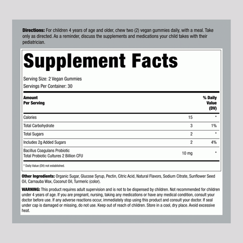 View 2 Gomas Probióticas Infantis Ultimate Flora 2 Bilhões, 60 Gomas Veganas