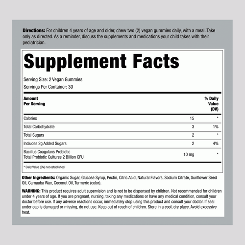 View 2 Ultimate Flora Kids Probiotic Gummies 2 Billion, 60 Vegan Gummies