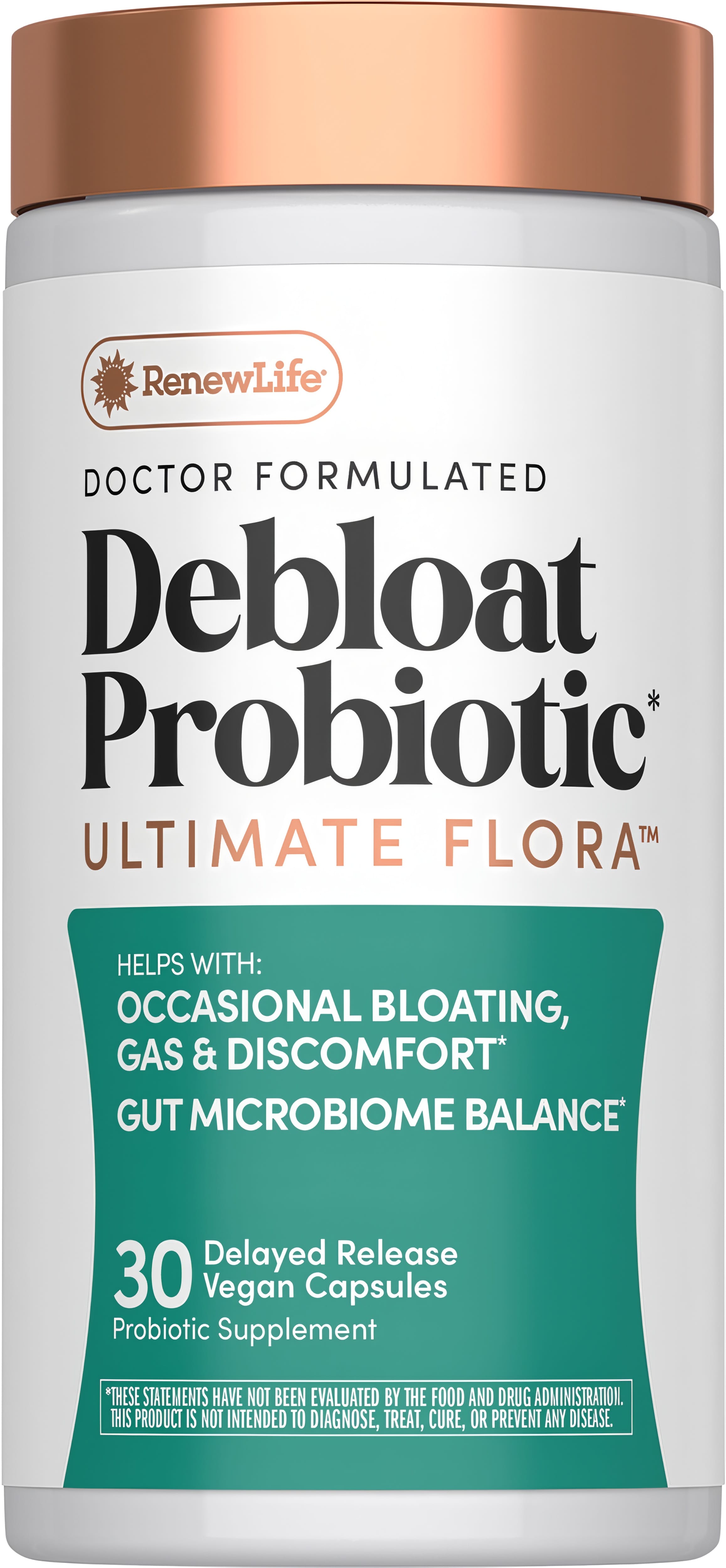 Ultimate Flora Debloat Probiotic Dr. Formulated, 30 Delayed Release Ve