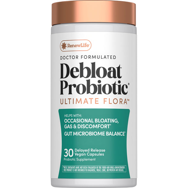 View 1 Probiótico Dr. Formulated Ultimate Flora Debloat, 30 Cápsulas Veganas de Liberación Retardada