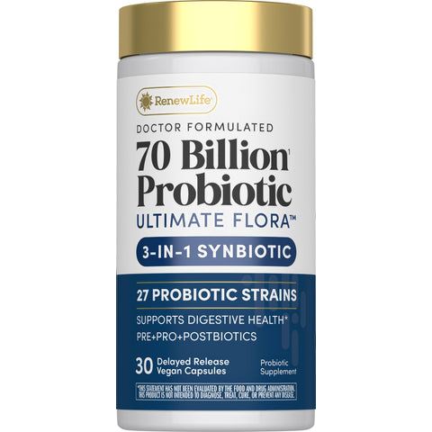View 1 Probiotico Flora Suprema 70 Miliardi Dr. Formulato, 30 Capsule Vegane a Rilascio Ritardato