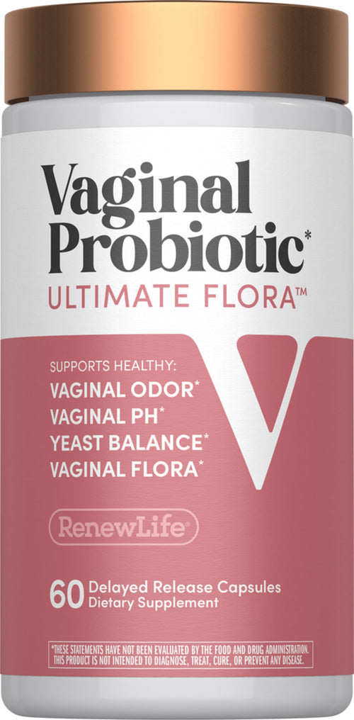 View 1 Ultimate Flora Vaginal Probiotic, 60 Delayed Release Capsules