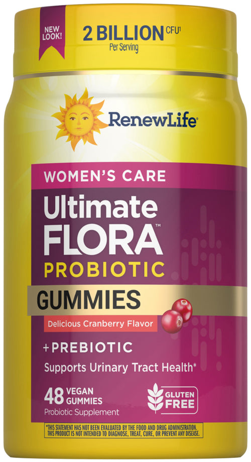 View 1 Ultimate Flora Women's Care Probiotic Gummies, 48 vegane Gummies