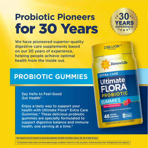 View 8 Ultimate Flora Probiotic-Gummibärchen, 48 vegane Gummibärchen