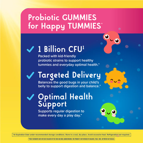 View 5 Ultimate Flora Kids Probiotic Gummies 1 Billion, 30 Berry-licious Gummies