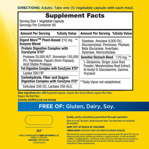 View 2 DigestMore Enzymes, 90 Vegan Capsules