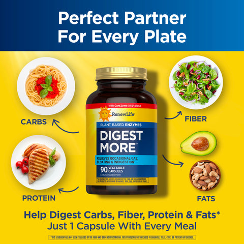 View 5 DigestMore Enzymes, 90 Vegan Capsules