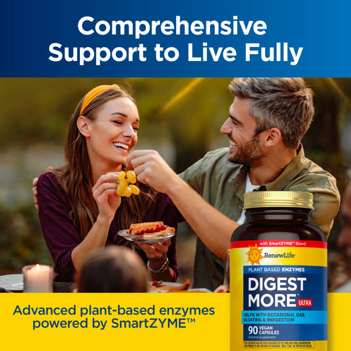 View 6 DigestMore Ultra Enzymes, 90 Capsules Végétaliennes