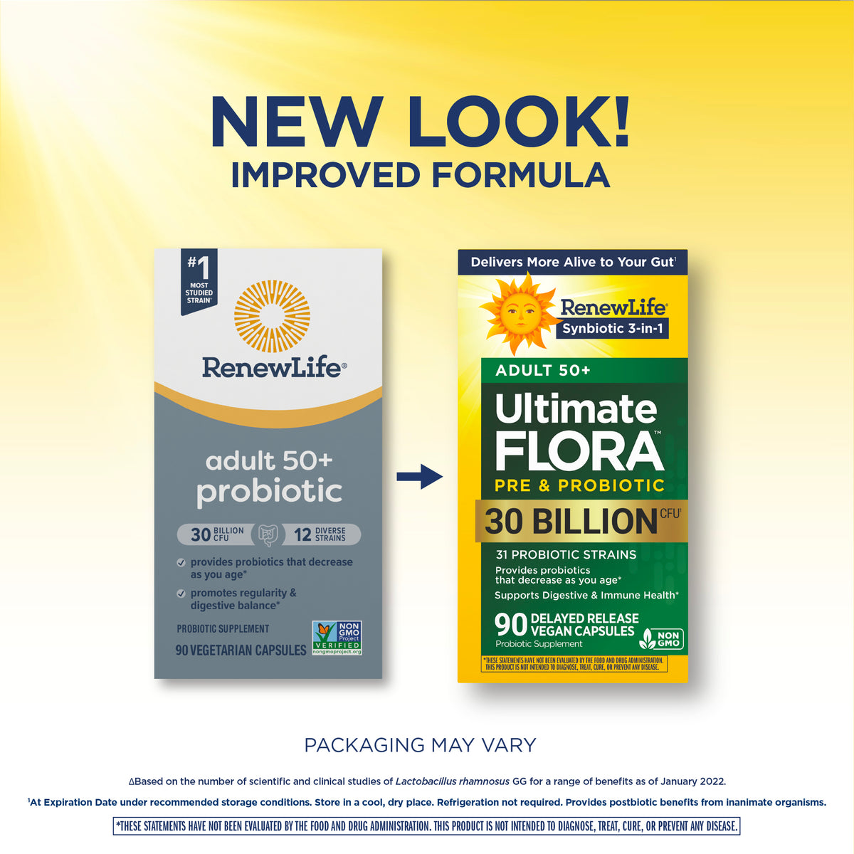 Ultimate Flora™ Adult 50+ Probiotic Capsules 30 Billion | Renew Life