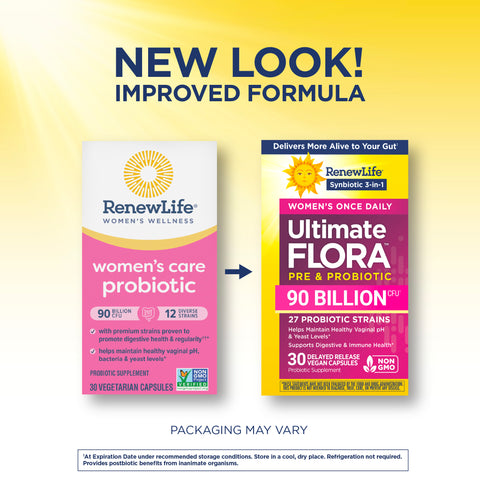 View 3 Ultimate Flora Women's Complete Probiotic 90 Billion, 30 Delayed Release Vegan Caps