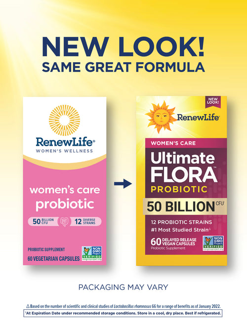 View 3 Ultimate Flora Women's Vaginal Care Probiotic 50 Billion, 60 Delayed Release Vegan Caps