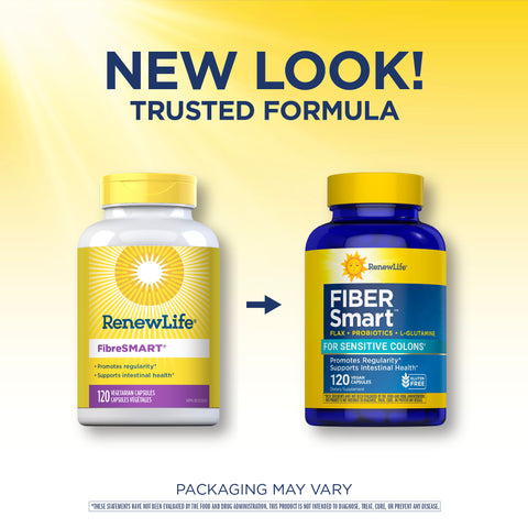 View 3 Fibre Smart avec Probiotiques, 120 Capsules Végétaliennes