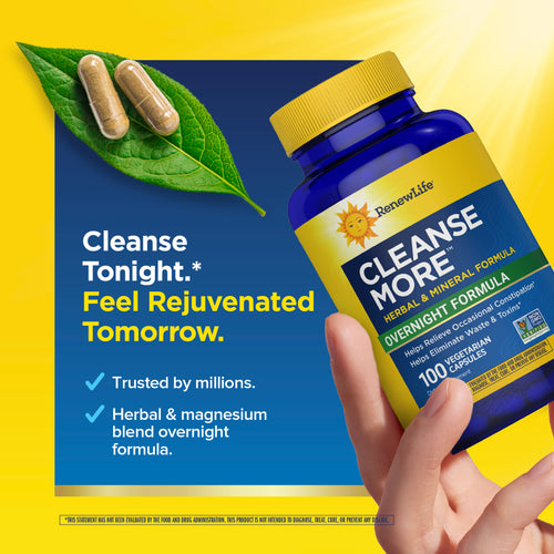 View 5 Cleanse More Overnight Formula, 100 Vegetarian Capsules
