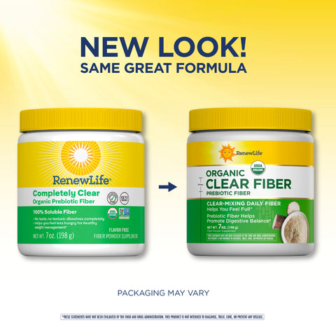 View 3 Completely Clear Organic Prebiotic Fiber, 7 oz (198 g) Powder