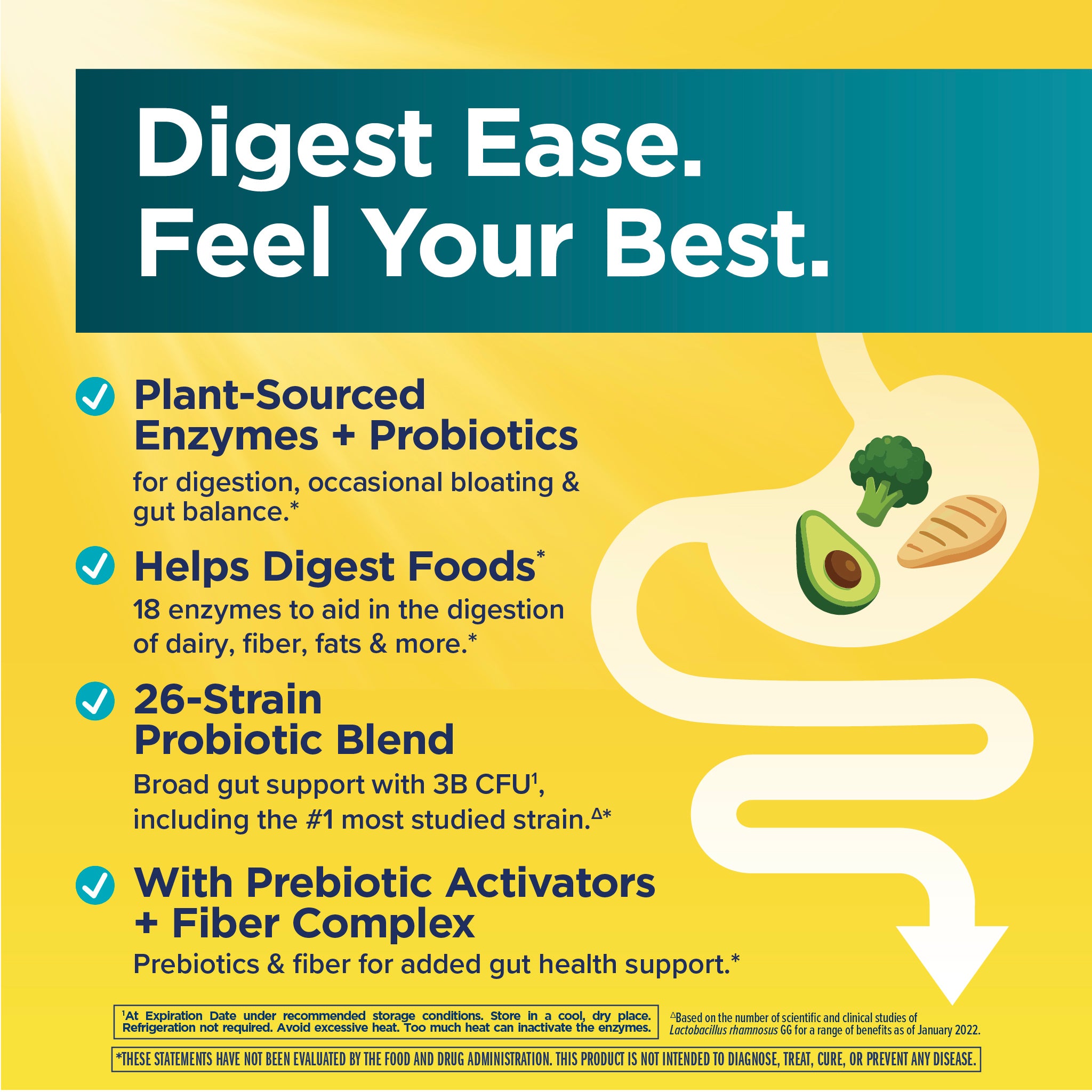FloraZyme Digestive Enzymes Dr. Formulated, 90 Vegan Capsules