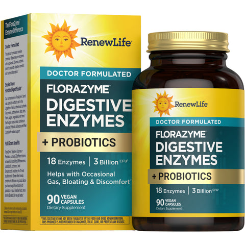 View 1 Enzimas Digestivas FloraZyme Dr. Formulada, 90 Cápsulas Veganas