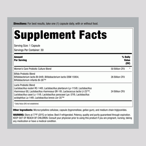 View 2 Ultimate Flora Probiotico per la Cura Vaginale Femminile 50 Miliardi, 30 Capsule Vegane a Rilascio Ritardato