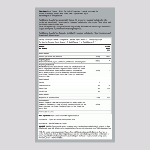 View 2 Kit de Nettoyage Complet Rapid Cleanse, Programme de 7 Jours