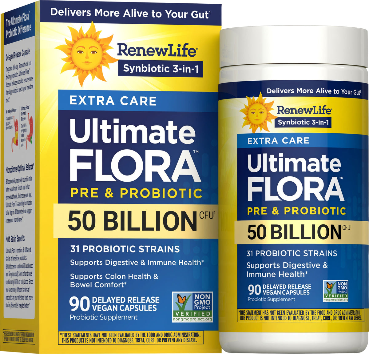 Ultimate Flora Extra Care 50 Billion | Renew Life