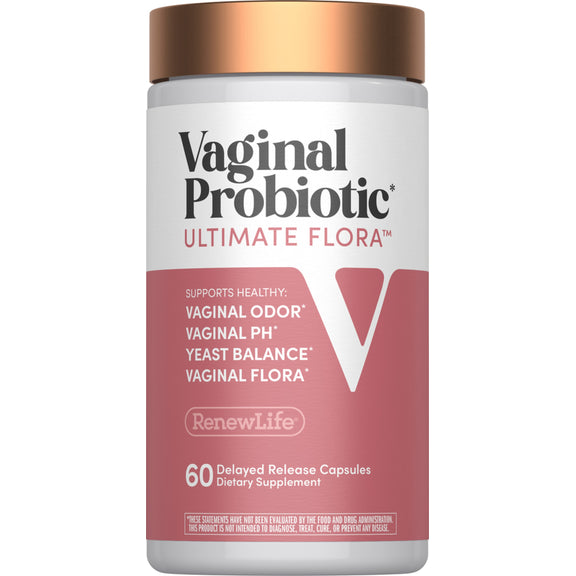 Ultimate Flora Vaginal Probiotic, 60 Delayed Release Capsules